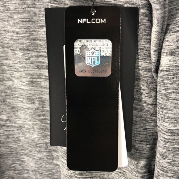 NFL MSX by Michael Strahan Heathered Gray Lions Performance Long Sleeve Tee - Picture 3 of 7